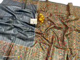 TUSSAR SILK PRINT SAREE