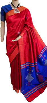 Tussar dupion silk saree SILKZONE