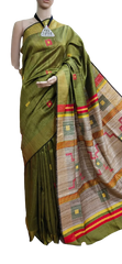 Tussar dupion silk saree SILK ZONE