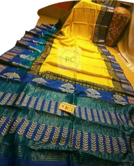 TUSSAR SILK PRINT SAREE