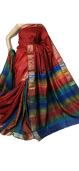 TUSSAR SILK PRINT SAREE