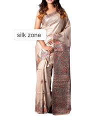 TUSSAR SILK PRINT SAREE