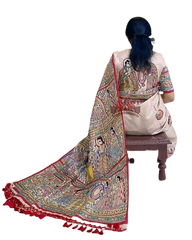 TUSSAR SILK PRINT SAREE