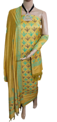 Soft silk hand block print suit SILK ZONE