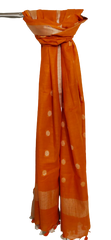 Cotton linen buta dupatta SILK ZONE