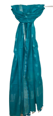 Cotton linen buta dupatta SILK ZONE