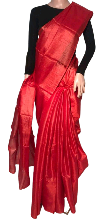 Pure tussar silk saree SILK ZONE