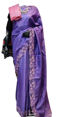 Tussar silk cutwork saree SILK ZONE