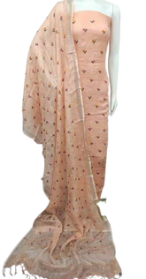 Cotton linen embroidery suit SILK ZONE