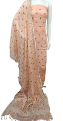 Cotton linen embroidery suit SILK ZONE