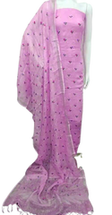 Cotton linen embroidery suit SILK ZONE