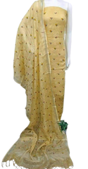 Cotton linen embroidery suit SILK ZONE