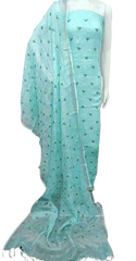 Cotton linen embroidery suit SILK ZONE