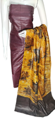 Pure tussar ghicha silk suit SILK ZONE