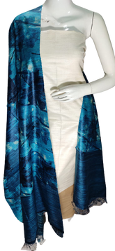 Pure tussar ghicha silk suit SILK ZONE
