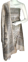 Pure tussar ghicha silk suit SILK ZONE