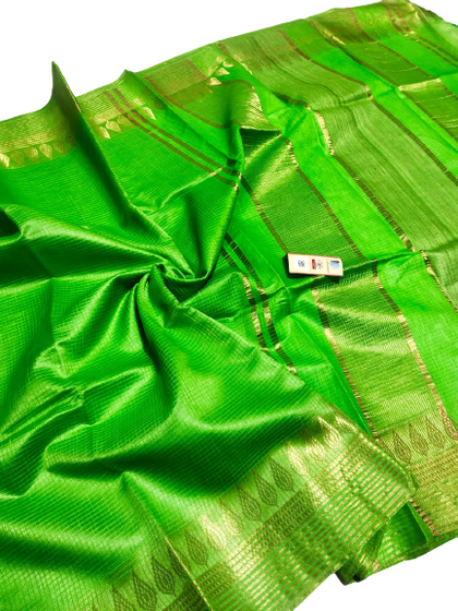 Pure Silk Linen Saree
