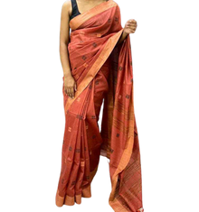 Pure kela resham silk saree