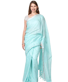 Semi linen soft saree