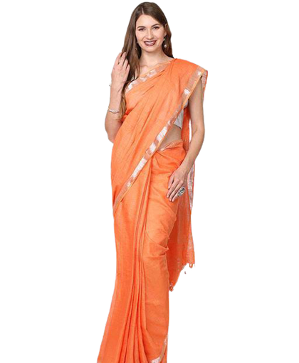 Semi linen soft saree
