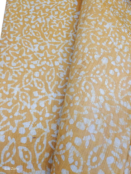 Cotton dupion batik print fabric