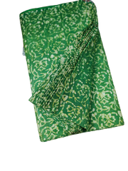 Cotton dupion batik print fabric SILK ZON