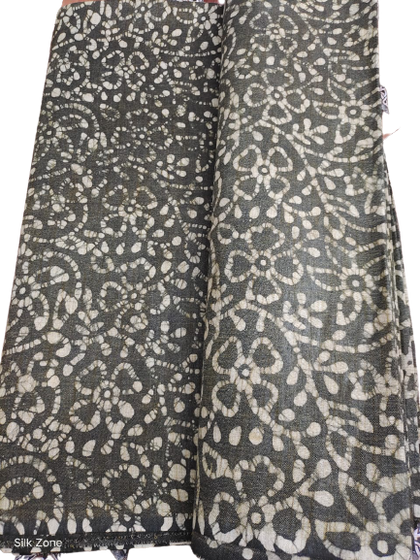 Cotton dupion batik print fabric