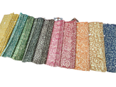 Cotton dupion batik print fabric SILK ZON
