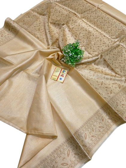 Pure tussar silk saree