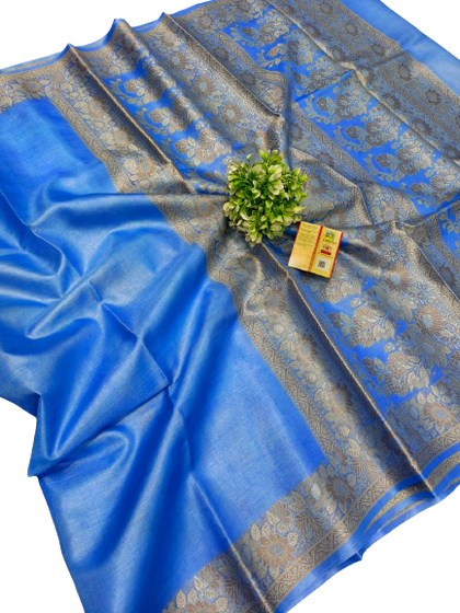 Pure tussar silk saree