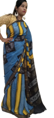 Modal Silk Hand Print Saree