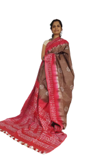 Khadi Linen saree SILKMA