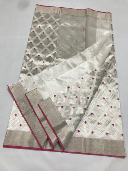 Pure Chanderi Silk Saree
