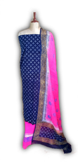 Linen Print Suit SILK ZONE