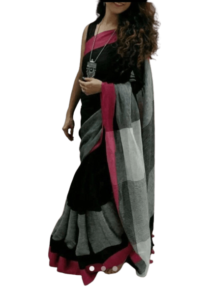Linen Saree