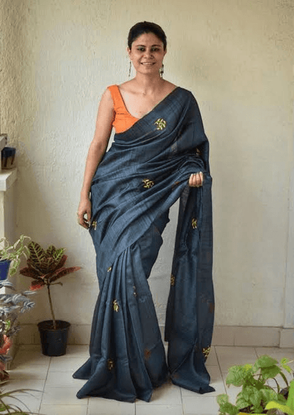 SILK EMBROIDERY SAREE
