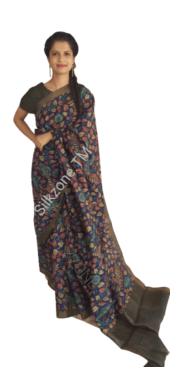 TUSSAR MADHUBANI SILK SAREE