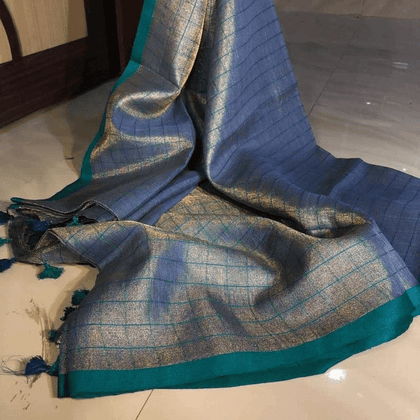 TISSUE LINEN SAREE