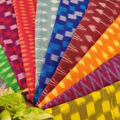 IKKAT COTTON FABRIC