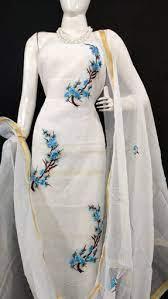 Linen Embroidery Suits