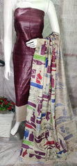 Tussar ghicha suits