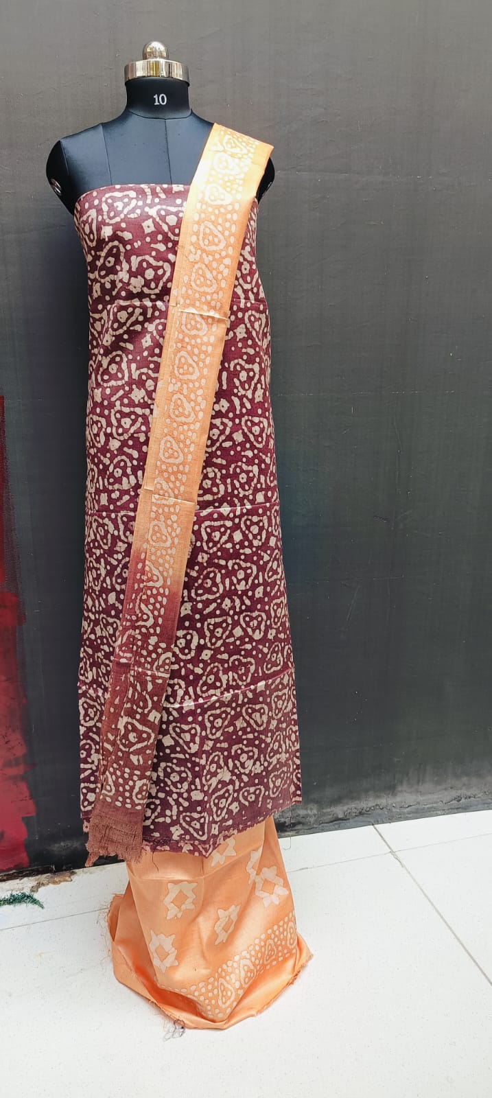 Batik print suit