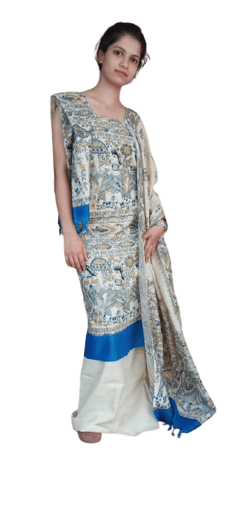 Cotton Madhubani Dress