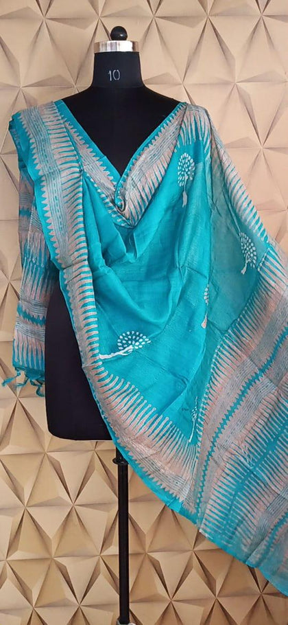 Tussar silk dupatta