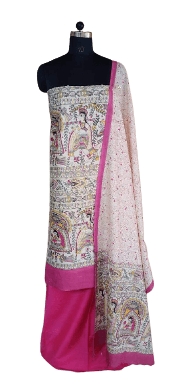 Cotton Madhubani Dress WEAVESHOW®