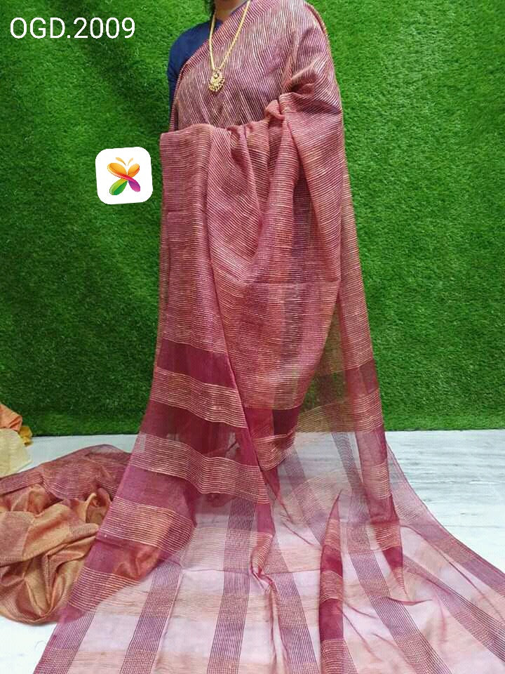 Orgenza jute ghicha saree SILK ZONE