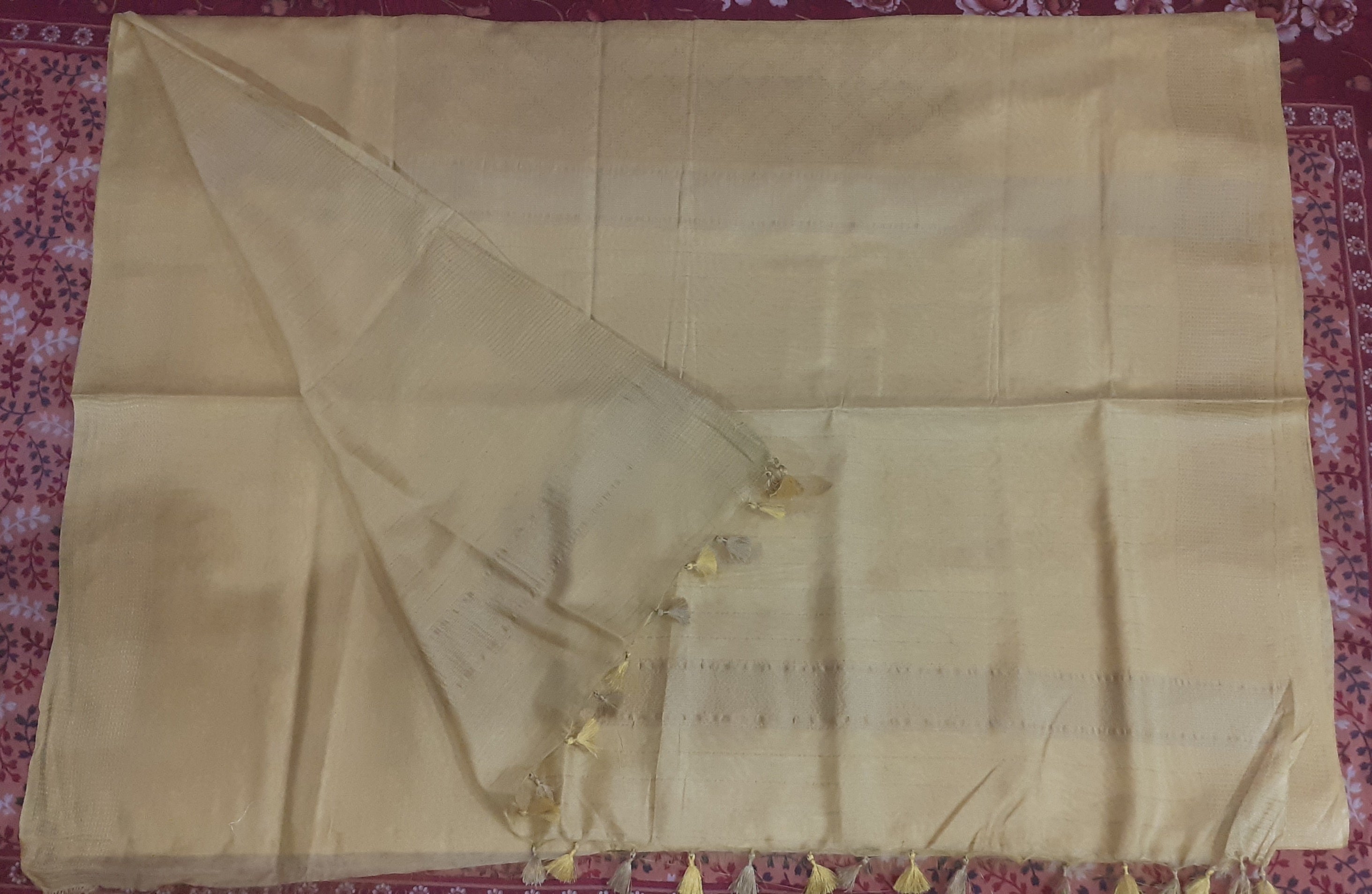 Soft silk katha rate saree