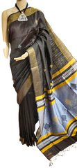 TUSSAR SILK PRINT SAREE
