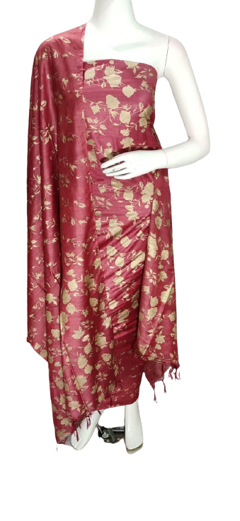 Soft silk suit