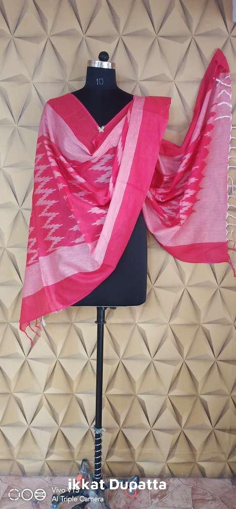 cotton ikkat dupatta silkzon.in